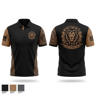 Short Sleeve Performance Polo, 1/487 KING OF BATTLE, Army, Teamtime, Team time, sublimation, custom sports apparel, team uniforms, spirit wear, spiritwear, sports uniforms, custom shirts, team store, custom team store, fundraiser sports, apparel fundraiser