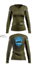 C Co 2-47 197th Infantry Brigade 20243468 Women's Long Sleeve V-neck Shirt - 31