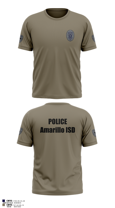 Amarillo ISD Police 87538473 Short Sleeve Performance Shirt - 11