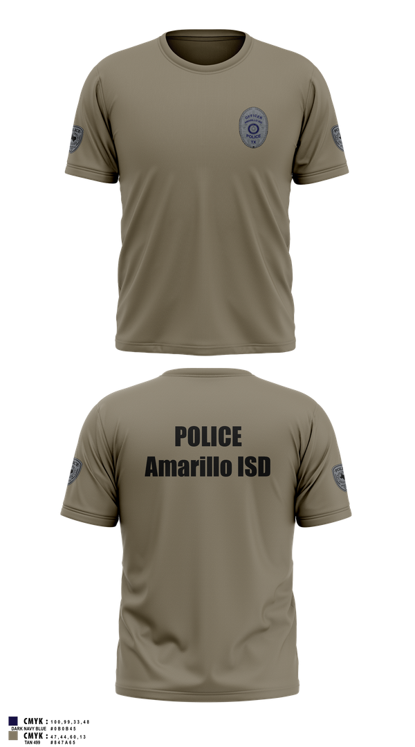 Short Sleeve Performance Shirt, Amarillo ISD Police, Police, Teamtime, Team time, sublimation, custom sports apparel, team uniforms, spirit wear, spiritwear, sports uniforms, custom shirts, team store, custom team store, fundraiser sports, apparel fundraiser