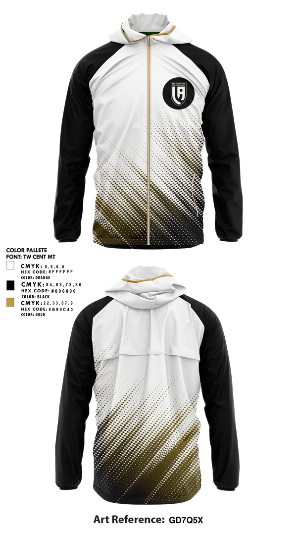 Windbreaker, Los Angeles Soccer Club, Women's Soccer, Teamtime, Team time, sublimation, custom sports apparel, team uniforms, spirit wear, spiritwear, sports uniforms, custom shirts, team store, custom team store, fundraiser sports, apparel fundraiser