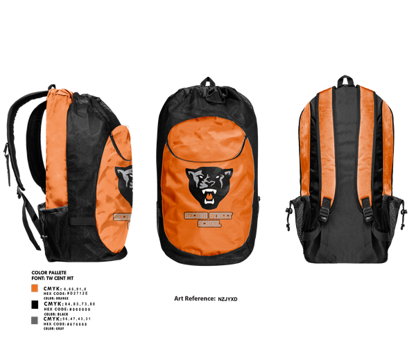 Gear Bag, Second Street School, Spirit Store, Teamtime, Team time, sublimation, custom sports apparel, team uniforms, spirit wear, spiritwear, sports uniforms, custom shirts, team store, custom team store, fundraiser sports, apparel fundraiser