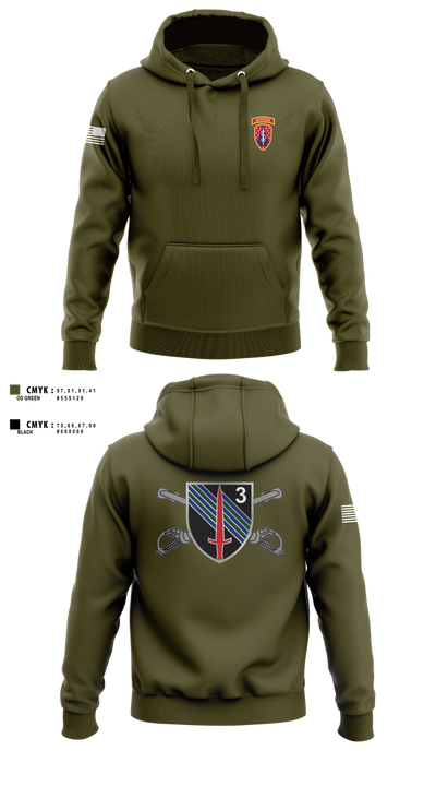 3rd SQDN, 5th SFAB Hoodie - 1