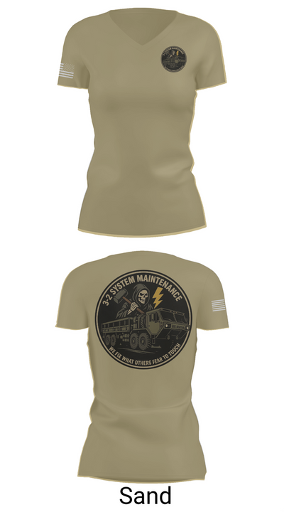 3-2 ADA 51823932 Women's Short Sleeve V-neck Shirt - 88