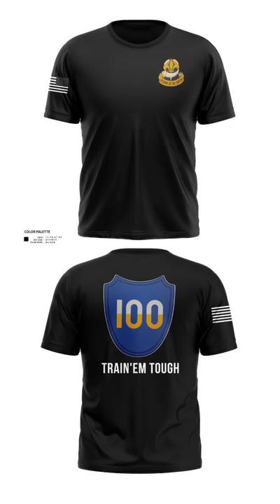 100th Training Division Old School Cotton Feel Shirt - 21
