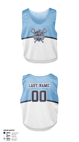 Womens Lacrosse Pinnie, La Plata Warriors, Women's Lacrosse, Teamtime, Team time, sublimation, custom sports apparel, team uniforms, spirit wear, spiritwear, sports uniforms, custom shirts, team store, custom team store, fundraiser sports, apparel fundraiser