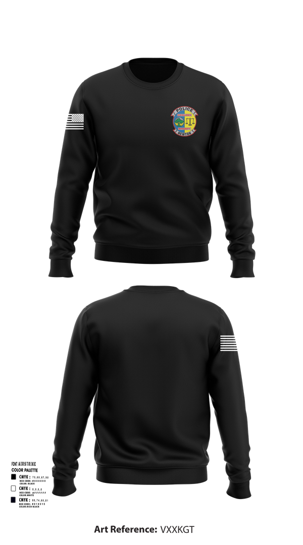 Crew Neck Sweatshirt, Newton Police Department, Police, Teamtime, Team time, sublimation, custom sports apparel, team uniforms, spirit wear, spiritwear, sports uniforms, custom shirts, team store, custom team store, fundraiser sports, apparel fundraiser