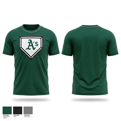 Quad City A's Short Sleeve Performance Shirt - 2