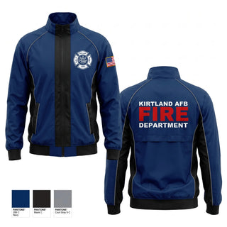 Windbreaker, Kirtland AFB Fire Department, Fire Department, Teamtime, Team time, sublimation, custom sports apparel, team uniforms, spirit wear, spiritwear, sports uniforms, custom shirts, team store, custom team store, fundraiser sports, apparel fundraiser