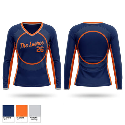 The Leñeros 26 Women's Long Sleeve V-neck Shirt - 1
