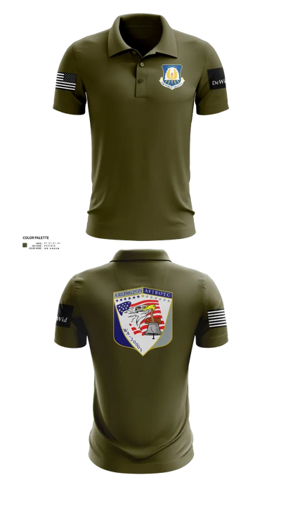61st Eagle Squadron 97099286 Short Sleeve Performance Polo - 22