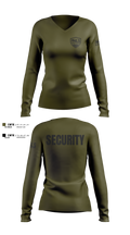 Next Level Security LLC Women's Long Sleeve V-neck Shirt - 7