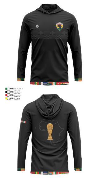 Long Sleeve Performance Shirt with hood, GHANSU W.C. 2026, Men's Soccer, Teamtime, Team time, sublimation, custom sports apparel, team uniforms, spirit wear, spiritwear, sports uniforms, custom shirts, team store, custom team store, fundraiser sports, apparel fundraiser