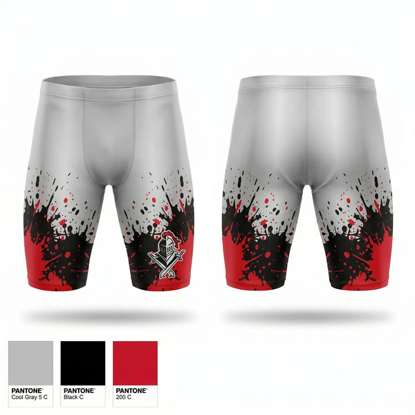 Mens Compression Shorts, Knights Track Club, Track & Field, Teamtime, Team time, sublimation, custom sports apparel, team uniforms, spirit wear, spiritwear, sports uniforms, custom shirts, team store, custom team store, fundraiser sports, apparel fundraiser