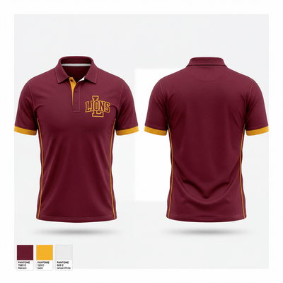 Lions 33775811 Short Sleeve Performance Polo - 1