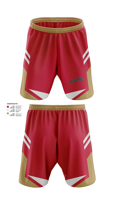 MUSTANGS Athletic Shorts With Pockets - 21