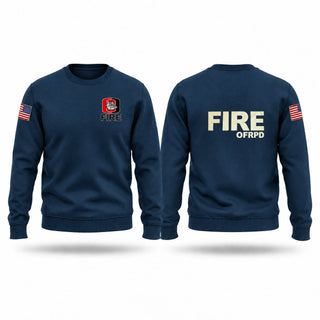 Crew Neck Sweatshirt, Odessa Fire Rescue Protection District, Fire Department, Teamtime, Team time, sublimation, custom sports apparel, team uniforms, spirit wear, spiritwear, sports uniforms, custom shirts, team store, custom team store, fundraiser sports, apparel fundraiser