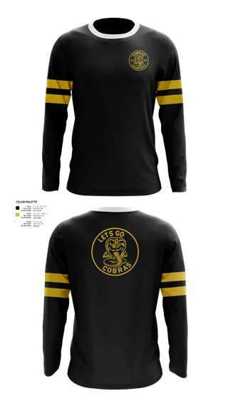 Long Sleeve Performance Shirt, Cobras, Ice Hockey, Teamtime, Team time, sublimation, custom sports apparel, team uniforms, spirit wear, spiritwear, sports uniforms, custom shirts, team store, custom team store, fundraiser sports, apparel fundraiser
