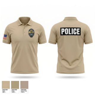 Short Sleeve Performance Polo, Cross City Police, Police, Teamtime, Team time, sublimation, custom sports apparel, team uniforms, spirit wear, spiritwear, sports uniforms, custom shirts, team store, custom team store, fundraiser sports, apparel fundraiser