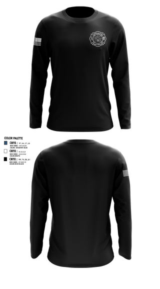 Long Sleeve Performance Shirt, Byhalia Fire and Rescue, Fire Department, Teamtime, Team time, sublimation, custom sports apparel, team uniforms, spirit wear, spiritwear, sports uniforms, custom shirts, team store, custom team store, fundraiser sports, apparel fundraiser