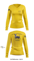 2nd Armored Cavalry Regiment 7857007 Women's Long Sleeve V-neck Shirt - 103