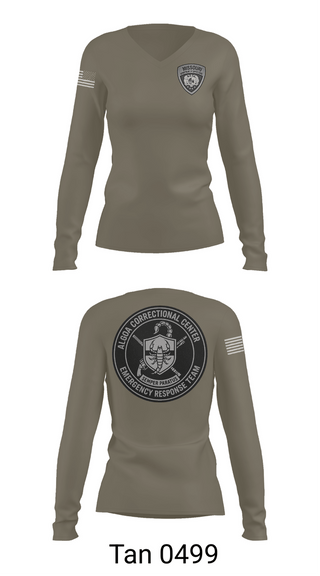 Womens Long Sleeve Vneck Shirt, Algoa CERT, Police, Teamtime, Team time, sublimation, custom sports apparel, team uniforms, spirit wear, spiritwear, sports uniforms, custom shirts, team store, custom team store, fundraiser sports, apparel fundraiser
