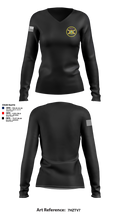 Fire’s Squadron 2nd SCR 49702477 Women's Long Sleeve V-neck Shirt - 3