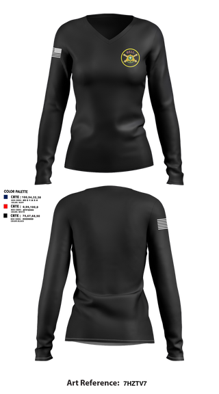 Womens Long Sleeve Vneck Shirt, Fire’s Squadron 2nd SCR, , Teamtime, Team time, sublimation, custom sports apparel, team uniforms, spirit wear, spiritwear, sports uniforms, custom shirts, team store, custom team store, fundraiser sports, apparel fundraiser