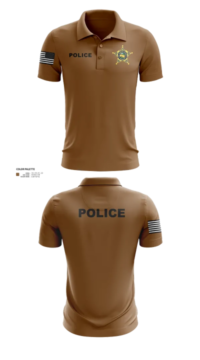St. Joseph County Police Department 17172359 Short Sleeve Performance Polo - 81