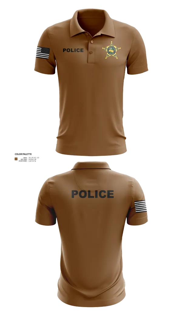 Short Sleeve Performance Polo, St. Joseph County Police Department, , Teamtime, Team time, sublimation, custom sports apparel, team uniforms, spirit wear, spiritwear, sports uniforms, custom shirts, team store, custom team store, fundraiser sports, apparel fundraiser