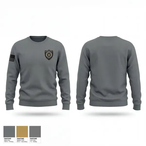 Crew Neck Sweatshirt, Slate Belt Regional Police, Police, Teamtime, Team time, sublimation, custom sports apparel, team uniforms, spirit wear, spiritwear, sports uniforms, custom shirts, team store, custom team store, fundraiser sports, apparel fundraiser