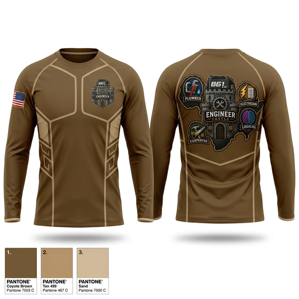Long Sleeve Performance Shirt, 861, Army, Teamtime, Team time, sublimation, custom sports apparel, team uniforms, spirit wear, spiritwear, sports uniforms, custom shirts, team store, custom team store, fundraiser sports, apparel fundraiser