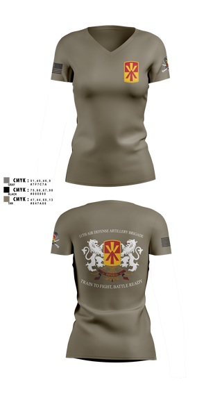 Womens Short Sleeve Vneck Shirt, Bravo 1-43 ADA, Army, Teamtime, Team time, sublimation, custom sports apparel, team uniforms, spirit wear, spiritwear, sports uniforms, custom shirts, team store, custom team store, fundraiser sports, apparel fundraiser