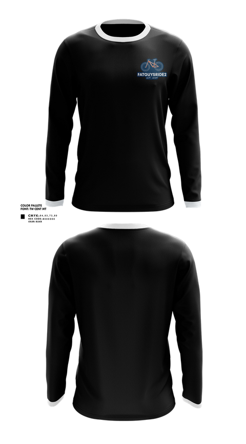 Long Sleeve Performance Shirt, FATGUYSRIDE2, Cycling, Teamtime, Team time, sublimation, custom sports apparel, team uniforms, spirit wear, spiritwear, sports uniforms, custom shirts, team store, custom team store, fundraiser sports, apparel fundraiser