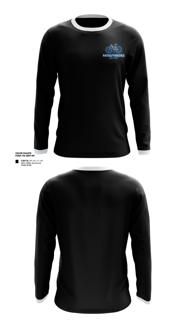 Long Sleeve Performance Shirt, FATGUYSRIDE2, Cycling, Teamtime, Team time, sublimation, custom sports apparel, team uniforms, spirit wear, spiritwear, sports uniforms, custom shirts, team store, custom team store, fundraiser sports, apparel fundraiser