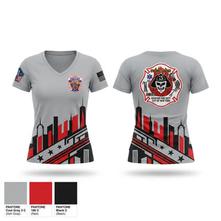 Womens Short Sleeve Vneck Shirt, AVIATION VOL FIRE DEPARTMENT, Fire Department, Teamtime, Team time, sublimation, custom sports apparel, team uniforms, spirit wear, spiritwear, sports uniforms, custom shirts, team store, custom team store, fundraiser sports, apparel fundraiser