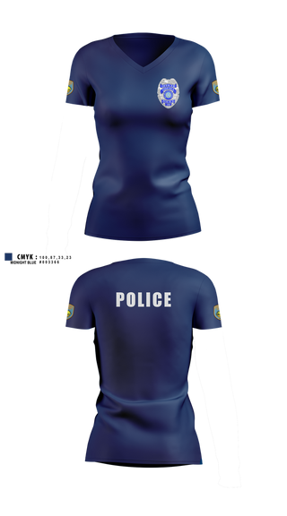 Womens Short Sleeve Vneck Shirt, team name, Police, Teamtime, Team time, sublimation, custom sports apparel, team uniforms, spirit wear, spiritwear, sports uniforms, custom shirts, team store, custom team store, fundraiser sports, apparel fundraiser