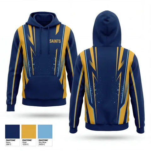 Hoodie, Saints, Women's Lacrosse, Teamtime, Team time, sublimation, custom sports apparel, team uniforms, spirit wear, spiritwear, sports uniforms, custom shirts, team store, custom team store, fundraiser sports, apparel fundraiser