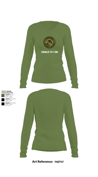 Womens Long Sleeve Vneck Shirt, Charlie PLT 1051, , Teamtime, Team time, sublimation, custom sports apparel, team uniforms, spirit wear, spiritwear, sports uniforms, custom shirts, team store, custom team store, fundraiser sports, apparel fundraiser