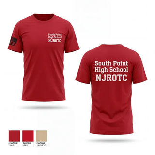 Old School Cotton Feel Shirt, South Point High School NJROTC, Navy, Teamtime, Team time, sublimation, custom sports apparel, team uniforms, spirit wear, spiritwear, sports uniforms, custom shirts, team store, custom team store, fundraiser sports, apparel fundraiser