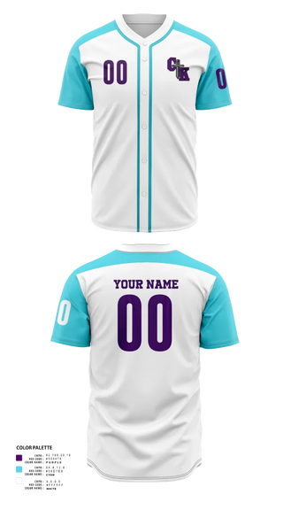 Full Button Baseball Jersey, Columbia Knights Football, , Teamtime, Team time, sublimation, custom sports apparel, team uniforms, spirit wear, spiritwear, sports uniforms, custom shirts, team store, custom team store, fundraiser sports, apparel fundraiser