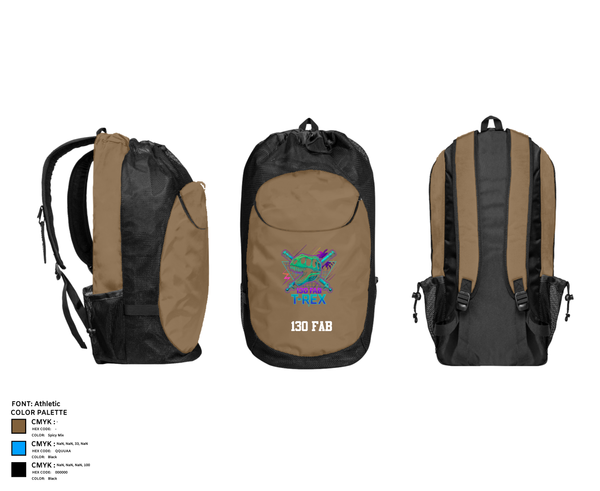 Gear Bag, 130 FAB, Army, Teamtime, Team time, sublimation, custom sports apparel, team uniforms, spirit wear, spiritwear, sports uniforms, custom shirts, team store, custom team store, fundraiser sports, apparel fundraiser