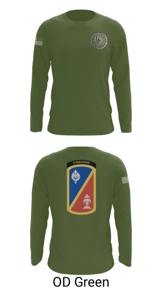 Long Sleeve Performance Shirt, 1st Det. Royal Lao Airborne, Army, Teamtime, Team time, sublimation, custom sports apparel, team uniforms, spirit wear, spiritwear, sports uniforms, custom shirts, team store, custom team store, fundraiser sports, apparel fundraiser