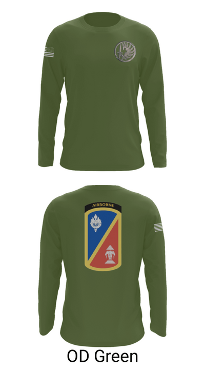 1st Det. Royal Lao Airborne 88518562 Long Sleeve Performance Shirt - 46