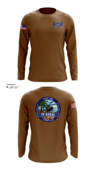 Long Sleeve Performance Shirt, TF Sabal, National Guard, Teamtime, Team time, sublimation, custom sports apparel, team uniforms, spirit wear, spiritwear, sports uniforms, custom shirts, team store, custom team store, fundraiser sports, apparel fundraiser