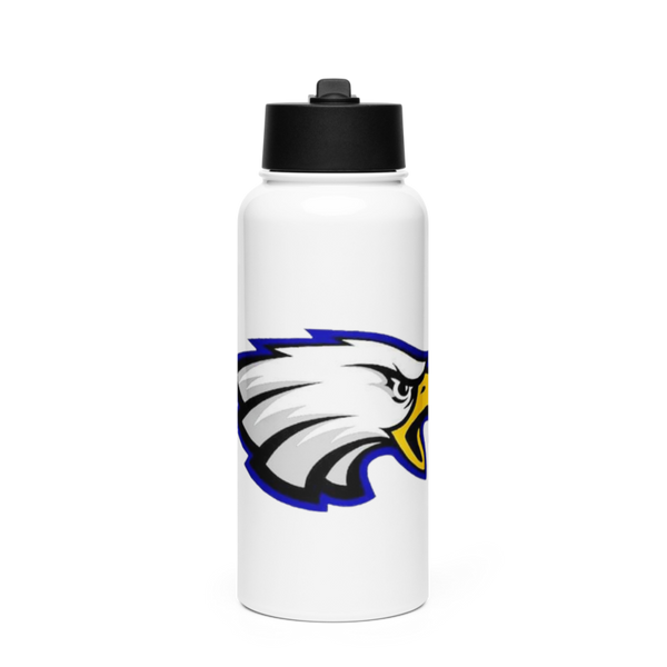 Eagles Stainless Steel Water Bottle with a Straw Lid