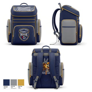 Gear Bag, University Hospital EMS Rescue, EMS/EMT, Teamtime, Team time, sublimation, custom sports apparel, team uniforms, spirit wear, spiritwear, sports uniforms, custom shirts, team store, custom team store, fundraiser sports, apparel fundraiser