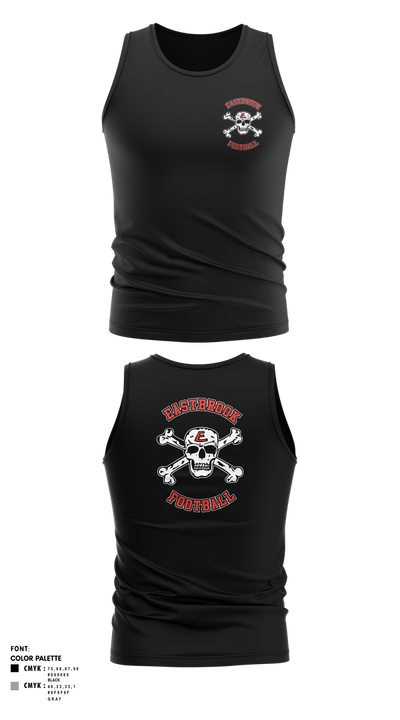 Eastbrook Football 93243823 Tank Top - 2