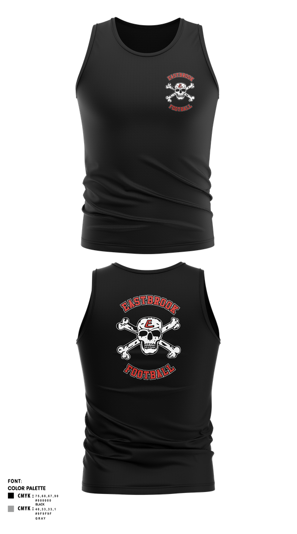 Tank Top, Eastbrook Football, Army, Teamtime, Team time, sublimation, custom sports apparel, team uniforms, spirit wear, spiritwear, sports uniforms, custom shirts, team store, custom team store, fundraiser sports, apparel fundraiser