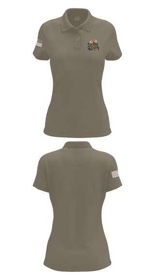 Womens Short Sleeve Performance Polo, USA Dwight d eisenhower, , Teamtime, Team time, sublimation, custom sports apparel, team uniforms, spirit wear, spiritwear, sports uniforms, custom shirts, team store, custom team store, fundraiser sports, apparel fundraiser